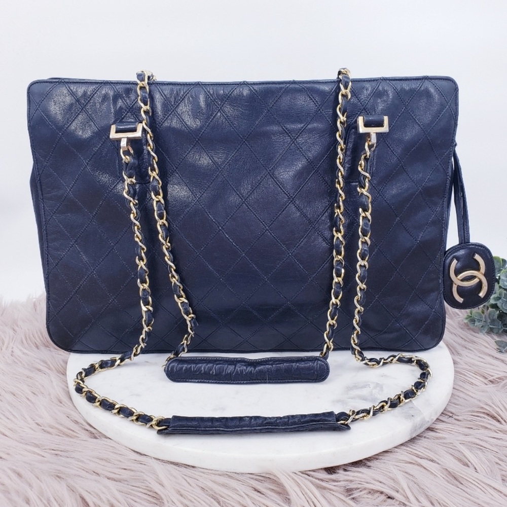 Chanel Diamond Quilt Tote